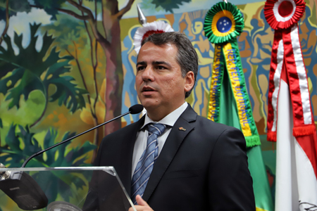 O presidente da AMM (Foto: Thiago Rios Gomes)